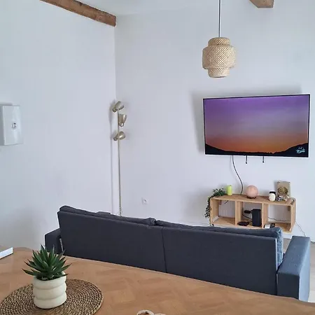 Joli T2 Lumineux Et Climatise A 100m De La Gare 佩皮尼昂